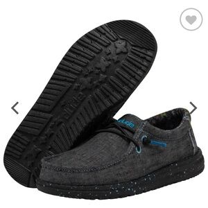 Hey Dude Wally Kids Chambray Slip-On Shoes